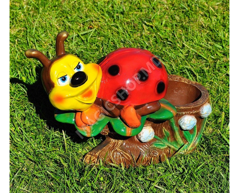 Садовая восковая фигурка Cera Божья коровка